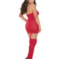 Sheer Garter Bodystocking with Thigh High