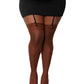 Sheer Thigh High Stockings with Back Seam