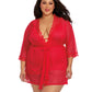 Stretch Mesh Chemise & Robe Set