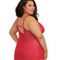 Stretch Mesh Chemise & Robe Set