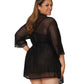Stretch Mesh Chemise & Robe Set