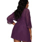 Stretch Mesh Chemise & Robe Set