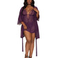 Stretch Mesh Chemise & Robe Set