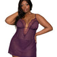 Stretch Mesh Chemise & Robe Set
