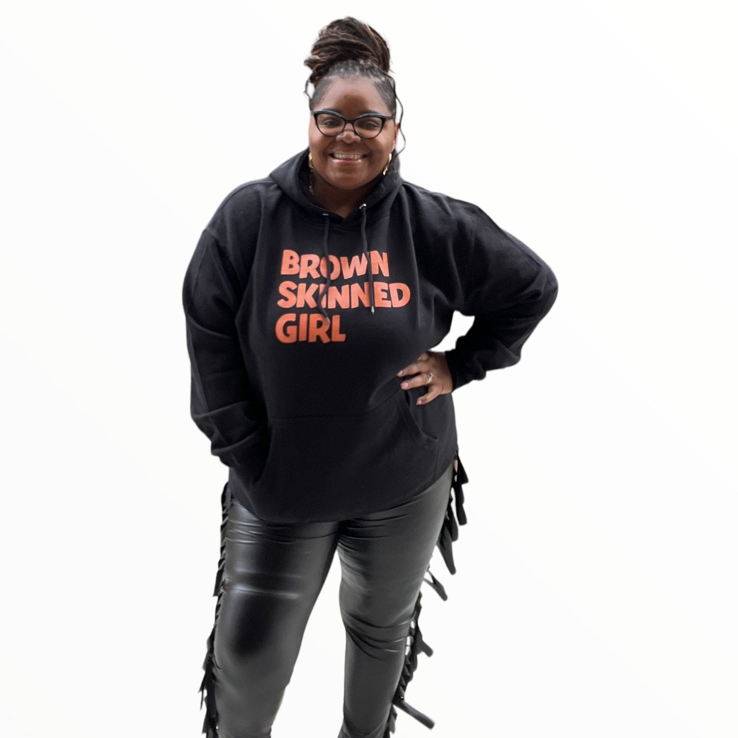 Brown Skin Hoodie Sweatshirt