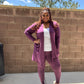 Long Sleeve Cardigan With Legging Set