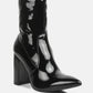 Pluto Block Heel Stiletto Ankle Boot