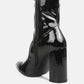 Pluto Block Heel Stiletto Ankle Boot