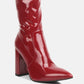 Pluto Block Heel Stiletto Ankle Boot