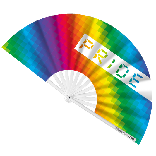 Pride Rainbow Fan