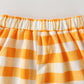 1pcs Plaid & Heart Pattern Tee Combo Shorts Simply Style Sets