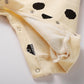 1pcs Striped & Dot Pattern Long Sleeved Romper Jumpsuit