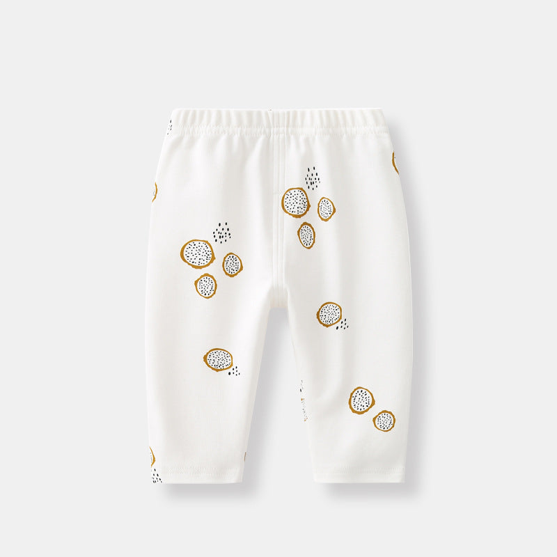 Allover Fruit Graphic Trousers Long Pant