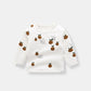Allover Fruit Graphic 100% Pure Organic Cotton Side Snap Button Tops