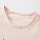 Bread Pattern Soft Cotton O-Neck Shirt