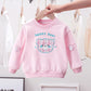Cartoon Bear Patched Graphic Kids Valentine’ Day Clothes Pullover Hoodies