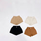 Solid Color Basic Denim Shorts With Pockets