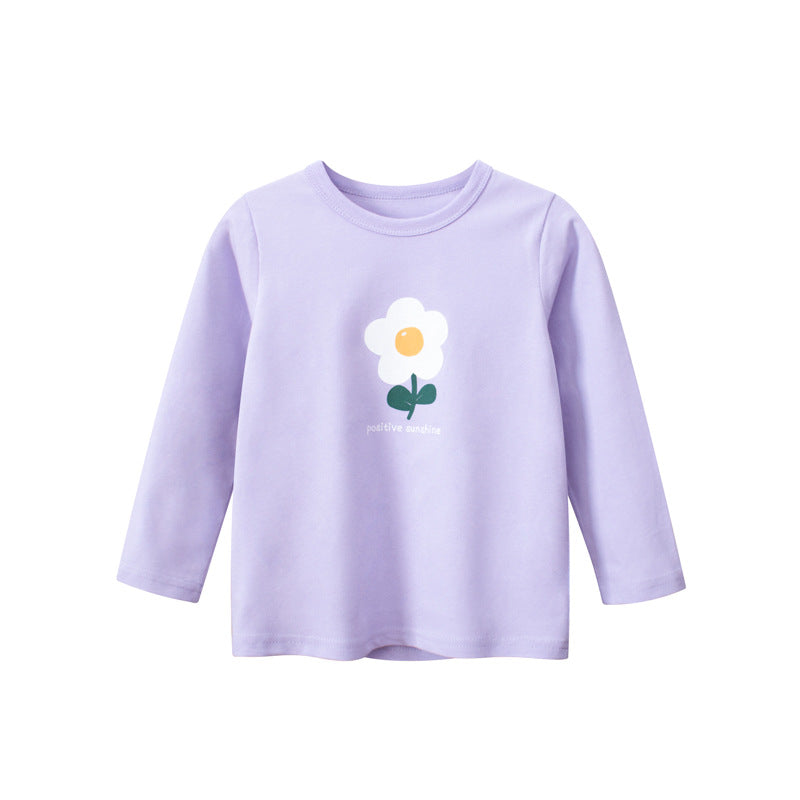 Floral Print Pattern Long Sleeve Autumn Cotton Shirt