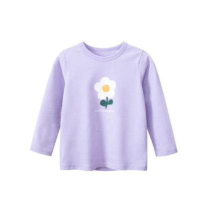 Floral Print Pattern Long Sleeve Autumn Cotton Shirt