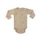 Cartoon & Floral Pattern Long Sleeve Onesies With Pants Sets