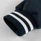 Letters Embroidered Pattern Contrast Design Baseball Coat