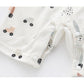1pcs Rabbit Graphic Single Breasted Design Simply Jumpsuit Pajamas