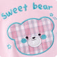 Cartoon Bear Patched Graphic Kids Valentine’ Day Clothes Pullover Hoodies