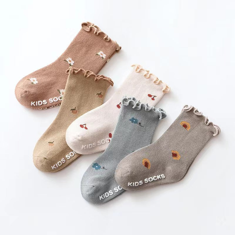 Floral Print Socks