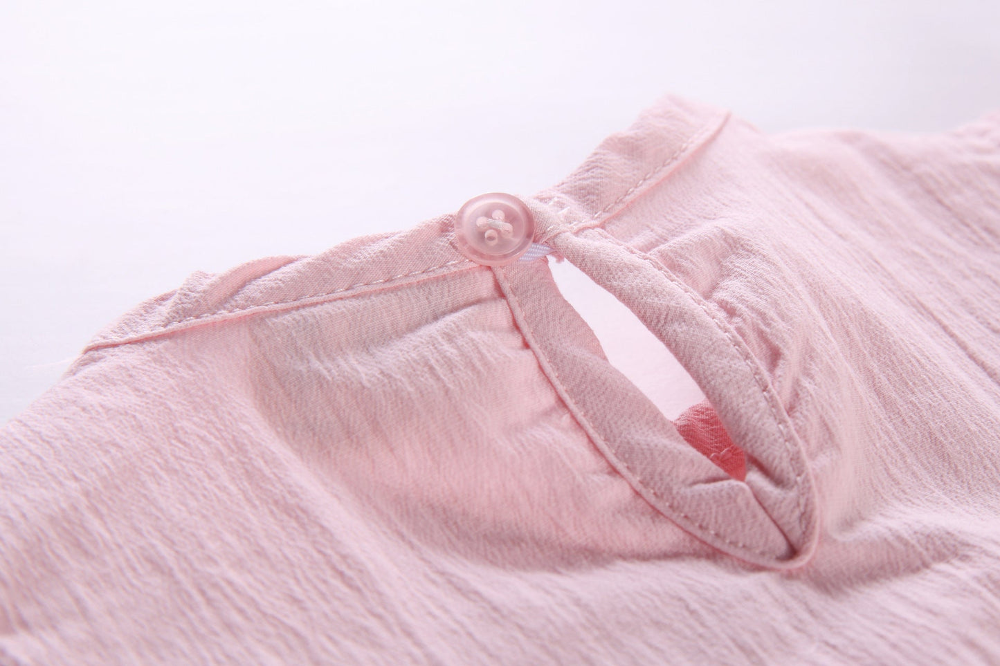 1pcs Contrast Tape Patched Frill Trim Sleeveless Onesies & Hat