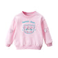 Cartoon Bear Patched Graphic Kids Valentine’ Day Clothes Pullover Hoodies