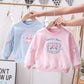 Cartoon Bear Patched Graphic Kids Valentine’ Day Clothes Pullover Hoodies