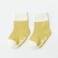 Two Colors Contrast Boneless Bottom Dispensing Socks