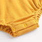1pcs Cherry & Slogan Pattern Doll Neck Longsleeve Onesies