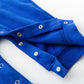 1pcs Solid Color Contrast Tape Design Pure Cotton Romper Jumpsuit