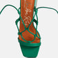 Provoked Lace Up Block Heeled Sandals
