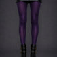Purple High Shine Tights – Glossy Silk-Look Hosiery