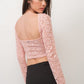 The Lacy Cherry Crop Top