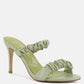 Qualie Ruched Strap Stiletto Sandals