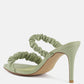 Qualie Ruched Strap Stiletto Sandals