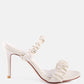 Qualie Ruched Strap Stiletto Sandals