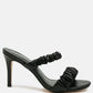 Qualie Ruched Strap Stiletto Sandals
