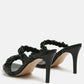 Qualie Ruched Strap Stiletto Sandals