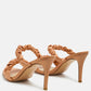 Qualie Ruched Strap Stiletto Sandals