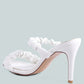 Qualie Ruched Strap Stiletto Sandals