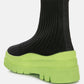 Quavo Knitted Platform Chunky Boots