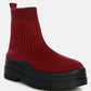 Quavo Knitted Platform Chunky Boots