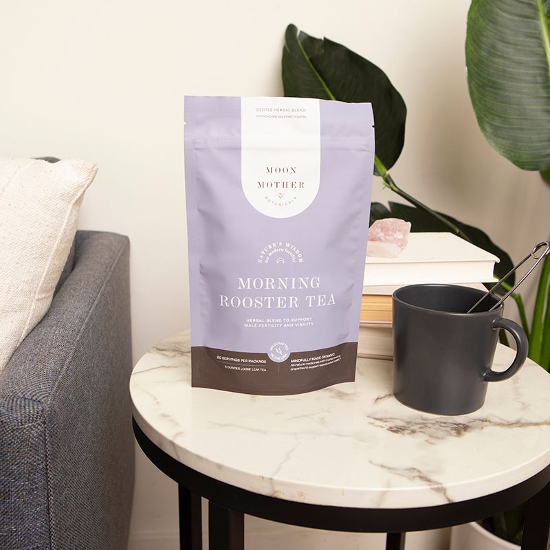 Morning Rooster Tea: Herbal Blend for Male Reproductive Health  - Made with Organic and Wildcrafted Herbs