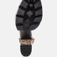 Rattle Snake Print Chunky High Block Heel Sandals