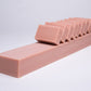 French Red Clay With Rose