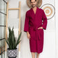 Waffle Kimono Spa Bathrobe -  Absorbent, Lightweight